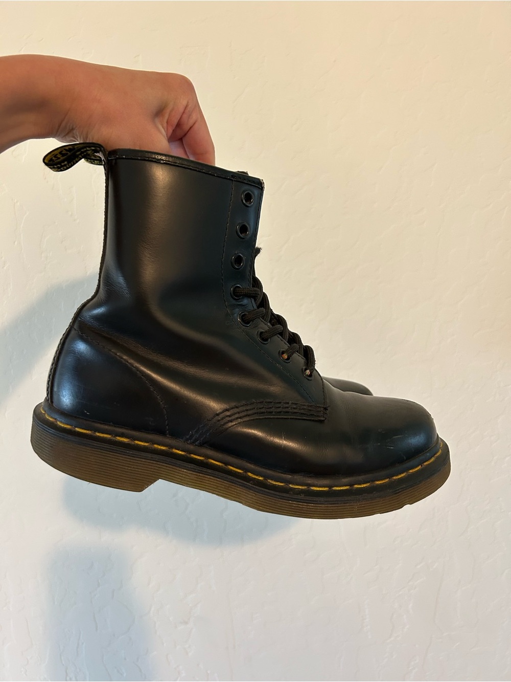 Doc Martens Black Lace Up Boots
